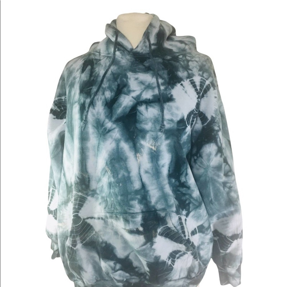 Jon Lauren apparel Tie dye Hoodie Sweatshirt  Unisex Large